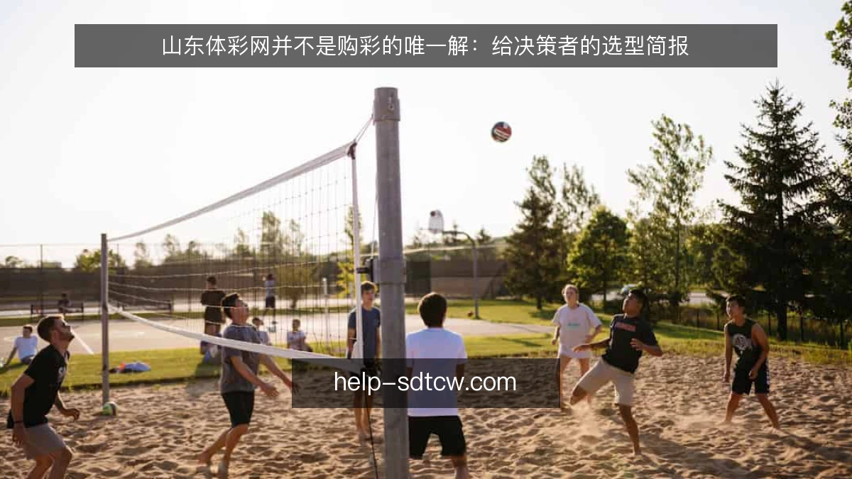 山东体彩网并不是购彩的唯一解：给决策者的选型简报