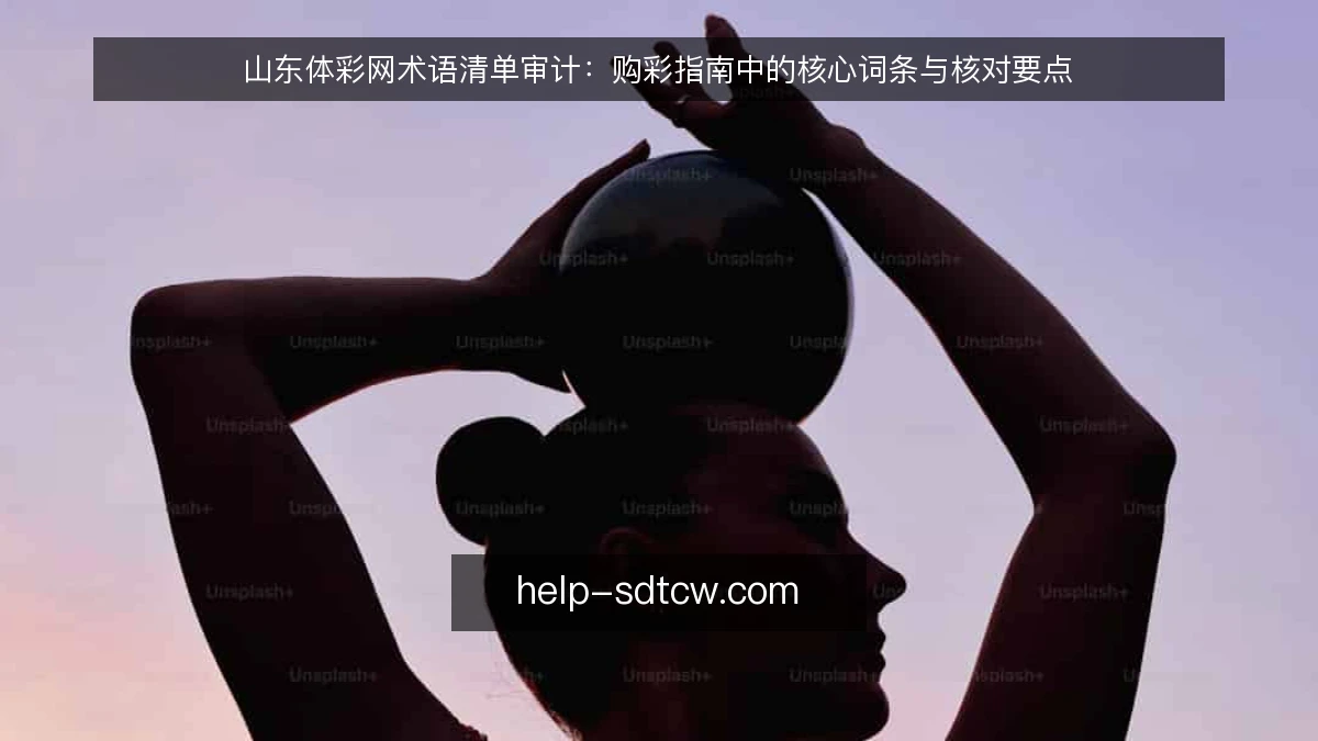山东体彩网术语清单审计：购彩指南中的核心词条与核对要点