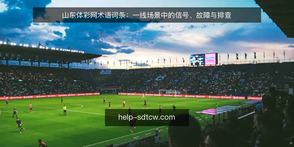 山东体彩网术语词条：一线场景中的信号、故障与排查 — 需要盯住的现场信号 配图